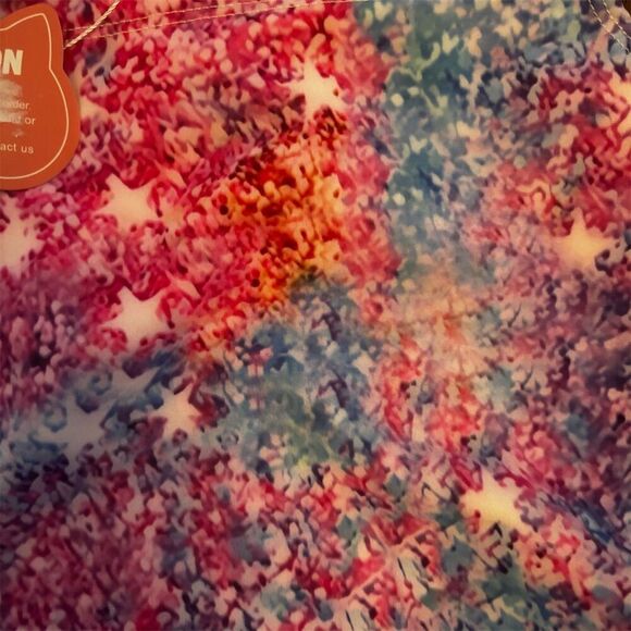 Aflyko Girls' Glittery One-Piece Swimsuit Size 4 Pink Blue Gradient - Picture 4 of 5